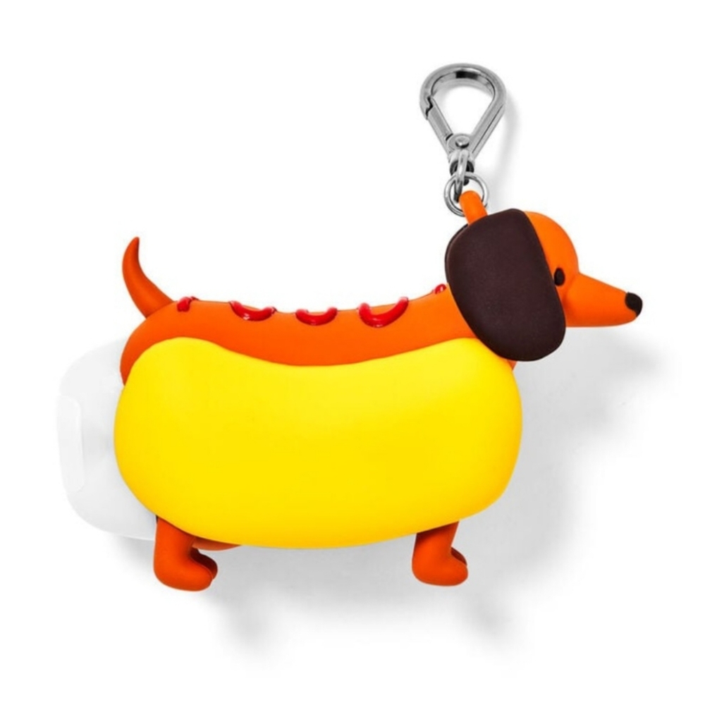 Bath and Body Weiner Dog pocket back holder